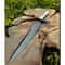Dull Stag Handle Large Bowie Knife 1095 Carbon Steel Custom Knife For Survival 0