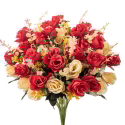 silk rose artificial flowers, wedding decoration, home garden bouquet, bride gift, scrap booking wreaths