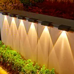 ultra bright solar lights outdoor, waterproof garden wall lamp, decorative induction lighting