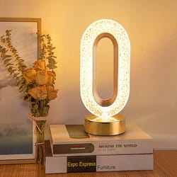 3d moon lamp, touch control night light, usb bedside led, aesthetic girls room decor, home ambient table light