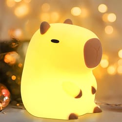 rechargeable animal night light, touch control, kids bedside lamp, soothing nursery decor, ideal gift