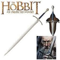 Hobbit Glamdring The Sword of Gandalf Movie Replica Sword with Scabbard/ Sword Of Gandalf/ Glamdring Sword.