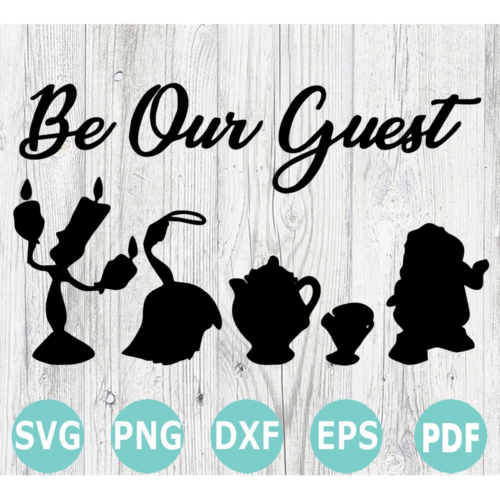 Be Our Guest Svg Tale As Old As Time SVG Beauty Svg Beauty And Beast SVG Family Vacation PngSvgDxfE 0