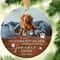 Pet Memory Christmas Ornament PNG Loss Of Dog PNG Dog Memorial Photo Ornament Png Pet Loss Ornament 0