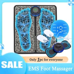 ems foot massager mat electric tens feet massager pad foldable massage mat muscle stimulation fisioterapia terapia fisic