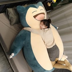 200/150cm giant snorlax plush pokemon plush toys kawaii soft snorlax leather shell plushie