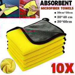 10/5 pcs car wash microfiber towel car cleaning drying cloth drying towel car care detailing car wash towel supplies