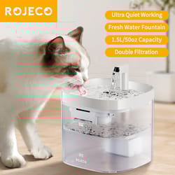 pet water dispenser for cats dog drinking purifier smart cat water fountain automatic, fountain with recirculate filters