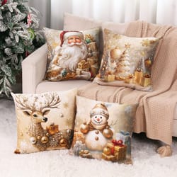 santa claus pillow cover, navidad natal new year gift, christmas pillow covers, christmas party decoration cushion set