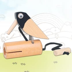 childhood education sound effect musical instrument, woodpecker baby toy gift