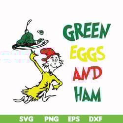 green eggs and ham svg, png, dxf, eps file dr000102