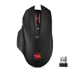 2.4ghz wireless gaming mouse redragon m656 gainer, 4000 dpi, 5 dpi levels, 7 macro buttons, red led