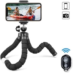 octopus tripod monopod for phone and camera, mini universal photography stand, smartphone webcam holder clip