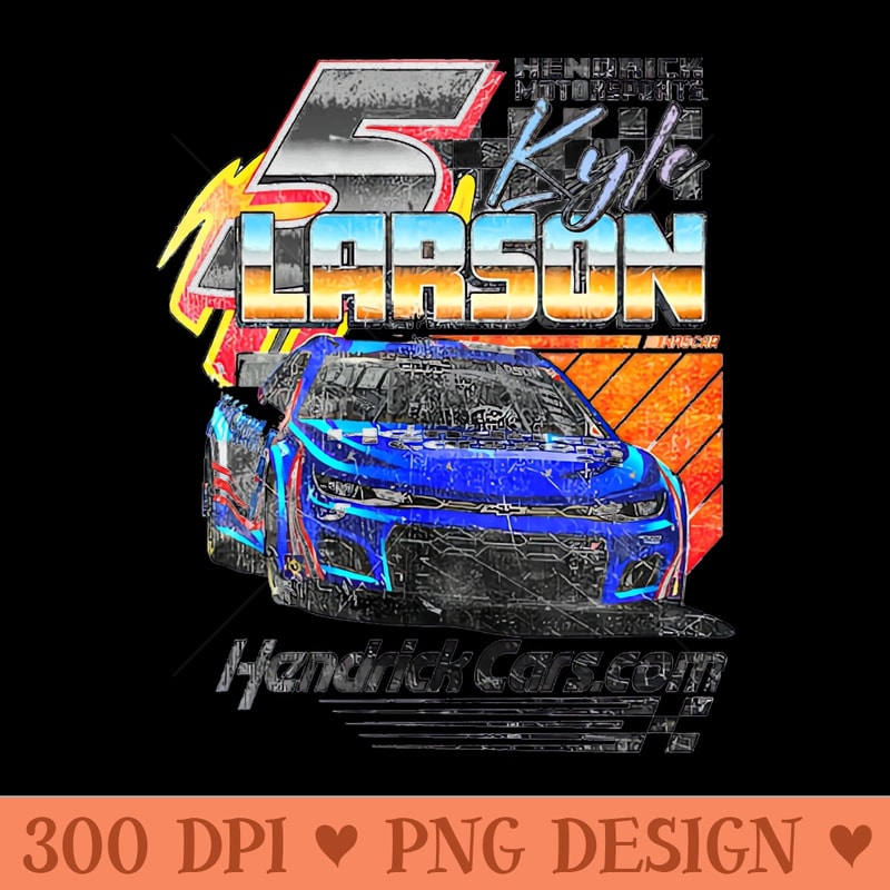 Kyle Larson Throwback Car - Download PNG Graphics - Unique