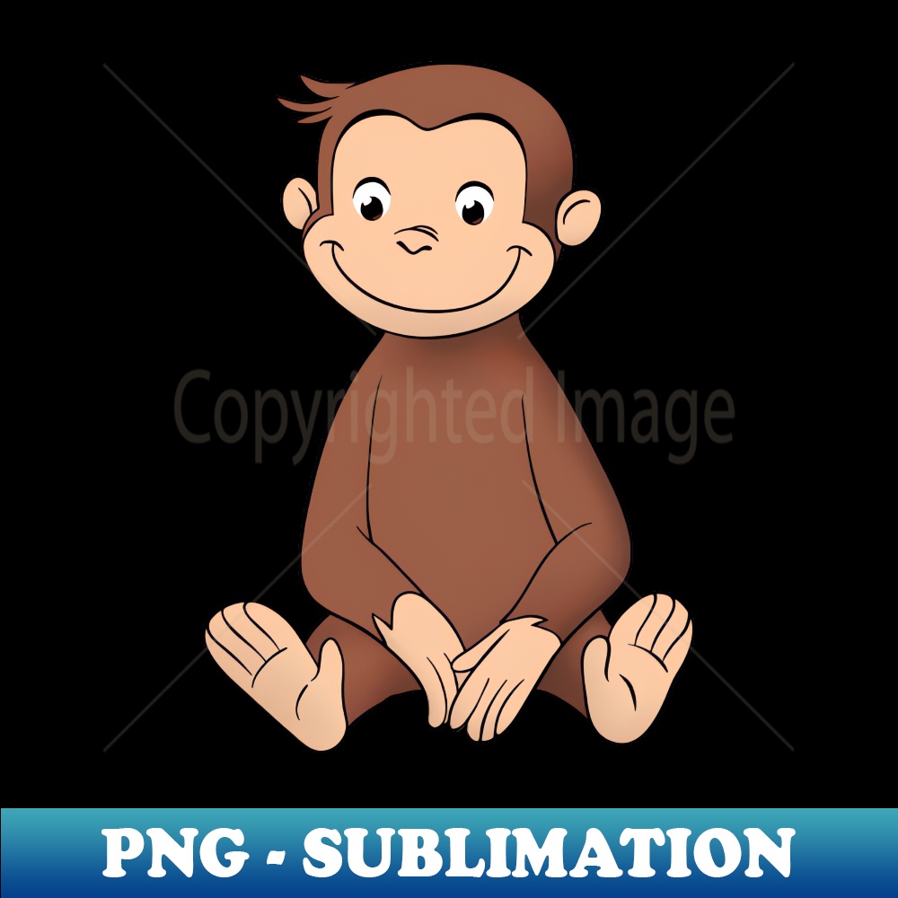 Curious George Funny - Aesthetic Sublimation Digital File