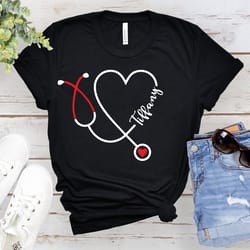 custom nurse shirt, personalized nurse t-shirt