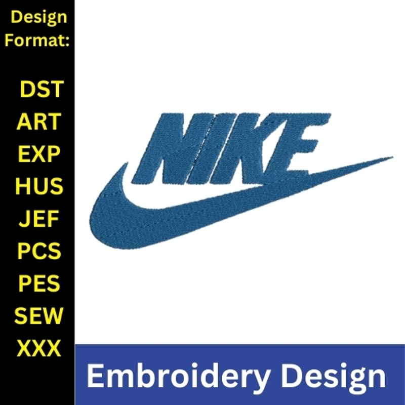 Nike Embroidery Design File Swoosh Nike Embroidery Design Pes Nike Embroidery Machine Embroidery Design Nike 0