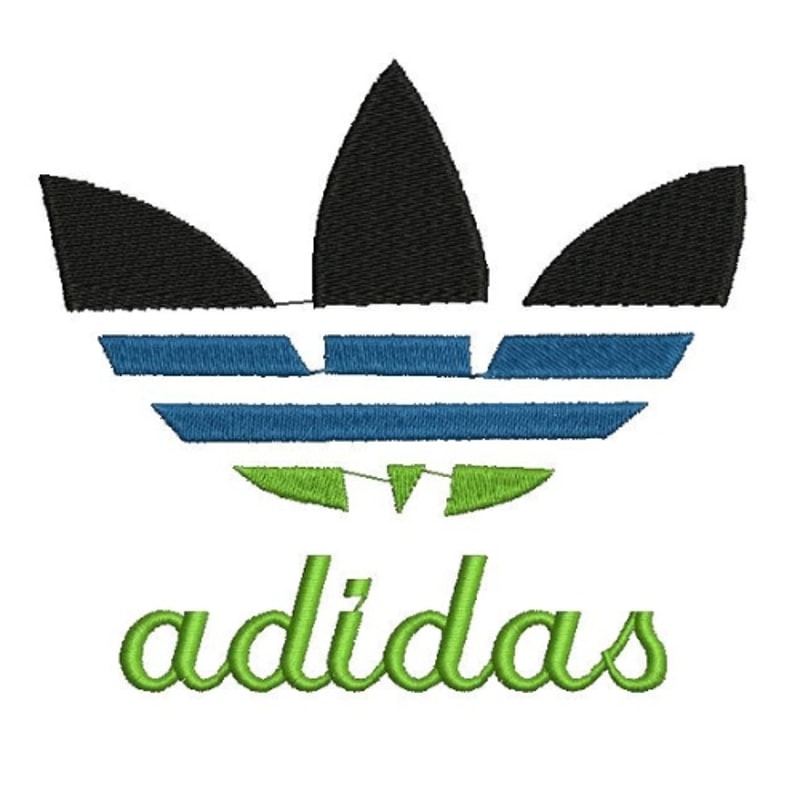 Adidas Embroidery Design Bundles Adidas Embroidery Logo Sportswear Embroidery Patterns Adidas Logo Vector Adidas 21