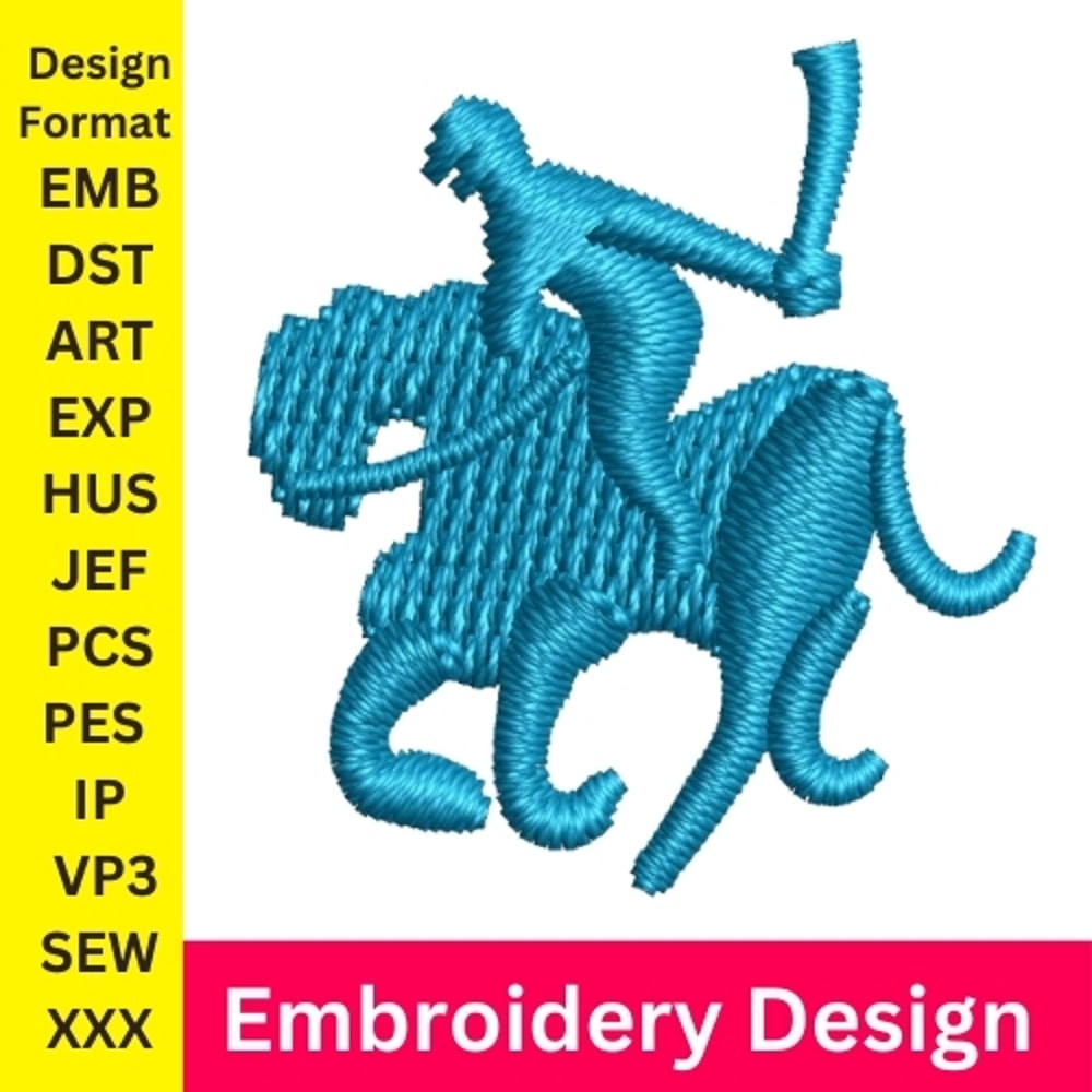 Polo Embroidery Design Horse Embroidery Polo Patterns Horse Logo Polo Embroidery Horseman Digital Download 0