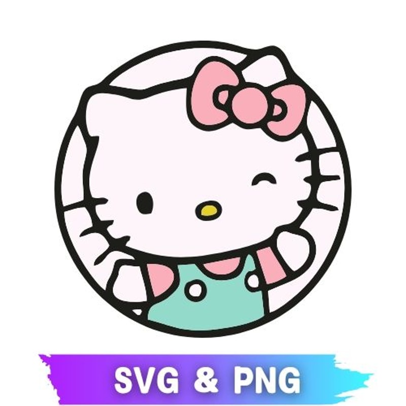 Cute Hello Kitty Design Hello Kitty SVG PNG Hello Kitty Hello Kitty Clipart Hello Kitty Transpa 0