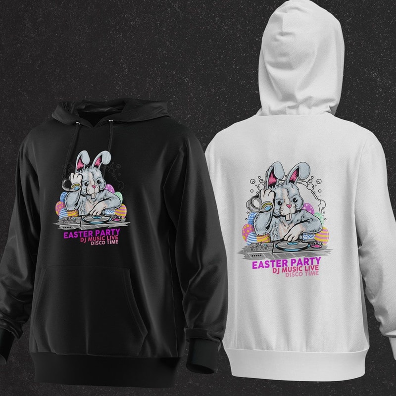 Easter Party Vector TShirt Design AI EPS PSD PDF DXF SVG WEBP JPG PNG 2