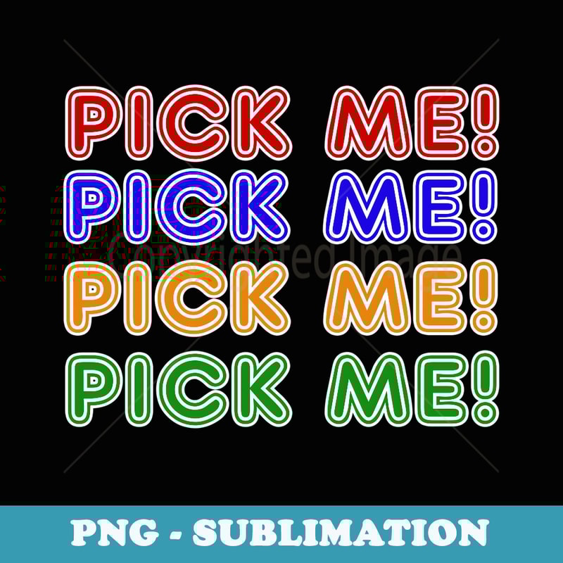 Game Show Buzzers Pick Me Game Show Host Costume - High-Resolution PNG Sublimation File