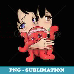 otaku ahegao ecchi etchi hentai lewd kawaii tentacle girls - digital sublimation download file