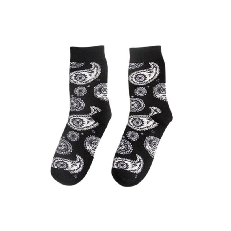 Timeless Black & White Bandana Socks (3).jpg