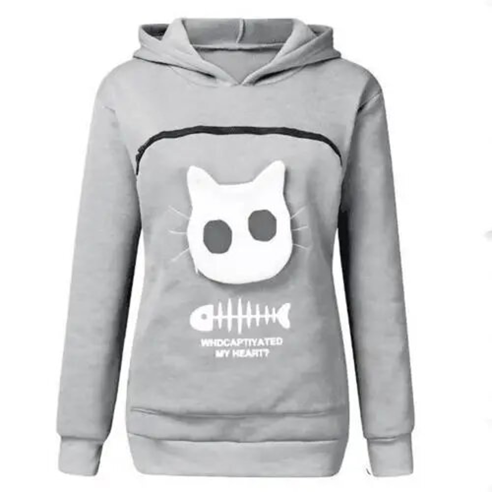 Soft cat lover sweatshirt perfect for gifting