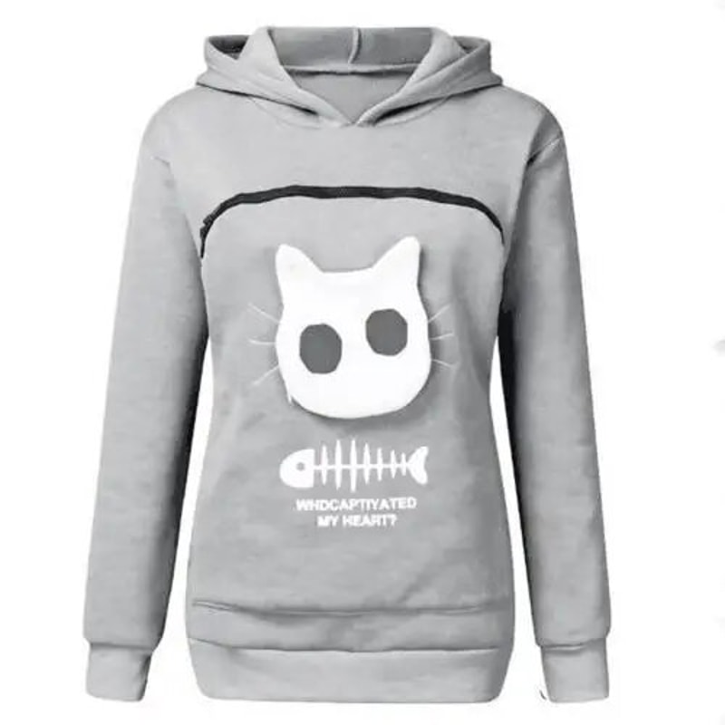 Soft cat lover sweatshirt perfect for gifting