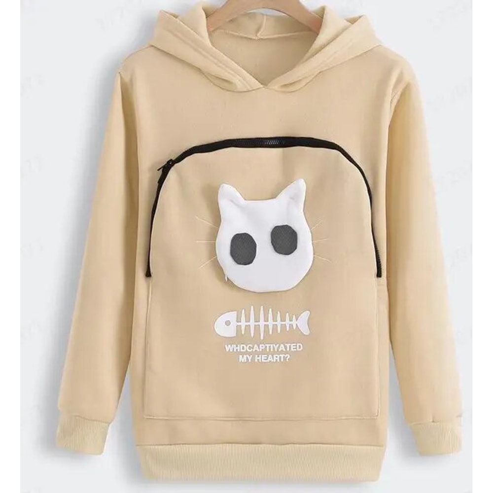 Unique cat lover gift hoodie