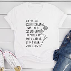 old lady stuff t-shirt