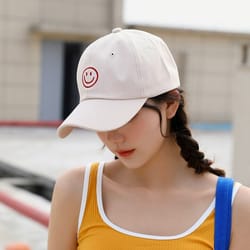 vintage smiley face hat