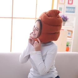 soft & plushy baby poop hat