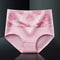 Cotton High Waisted Abdominal Underwear PInk