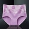 Cotton High Waisted Abdominal Underwear Lavender