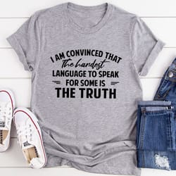 the hardest language to speak t-shirt