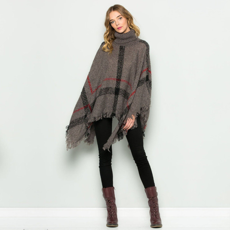 Cozy Poncho Sweater 2