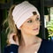 Soft Knit Ponytail Beanie pink