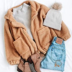 cozy teddy jacket