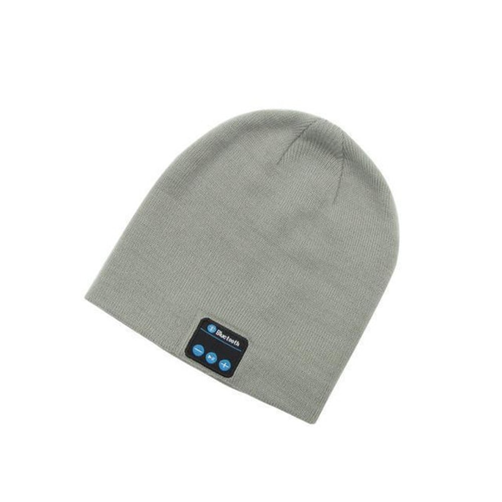 Wireless Bluetooth beanie with builtin stereo speakers