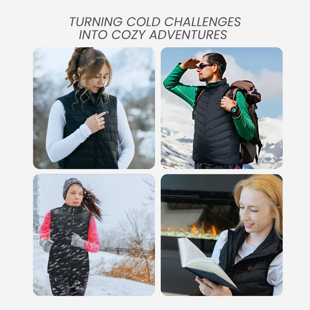Tech Heated Vest USB Powered Warmth Vest For Men Women Perfect Winter Gift 2