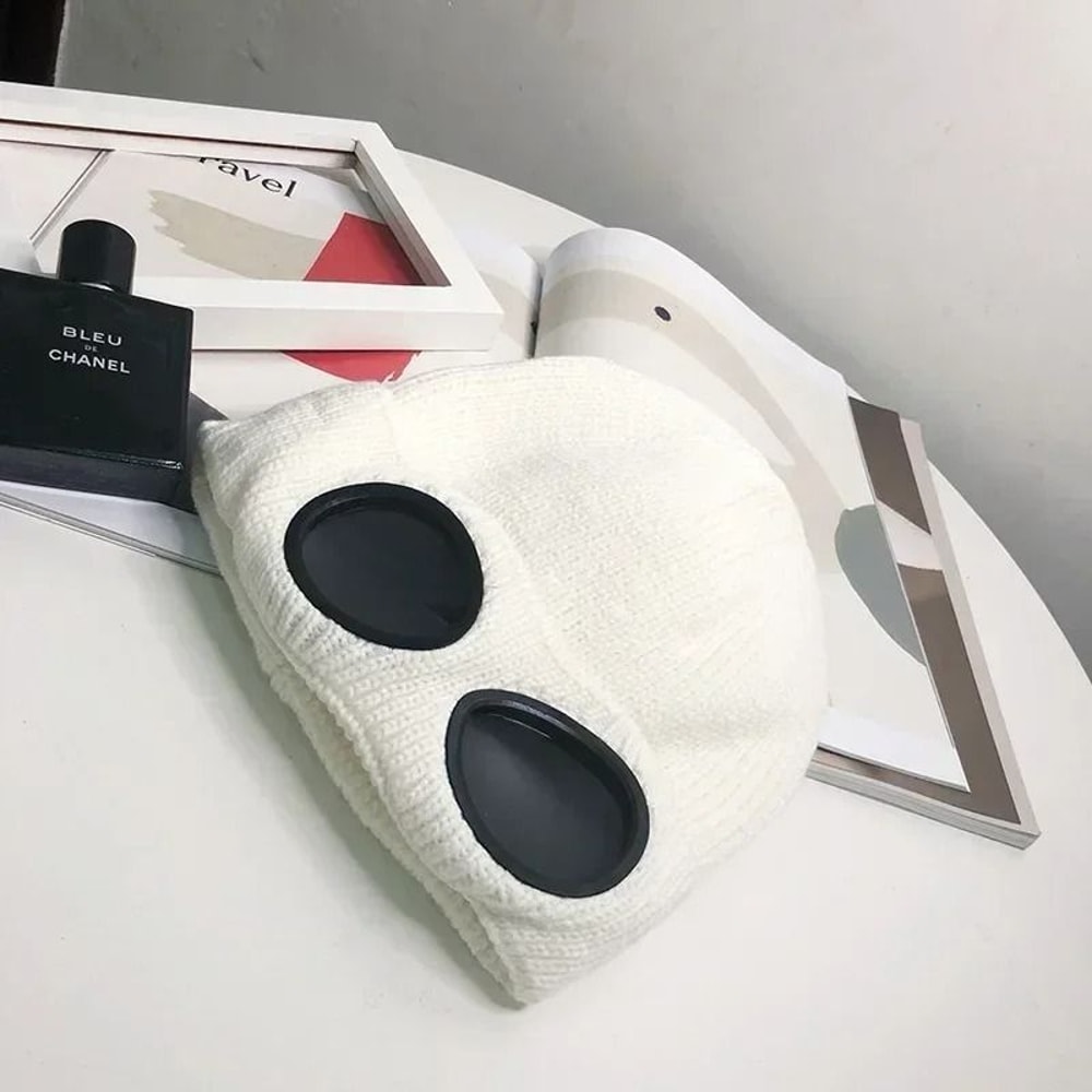 Buy Brimless Winter Hat with Goggles for Men and Women