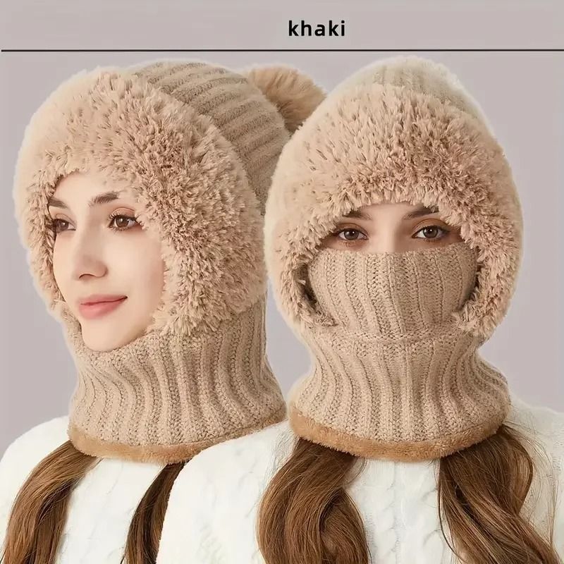 Winter Cycling Hat with Neck Gaiter