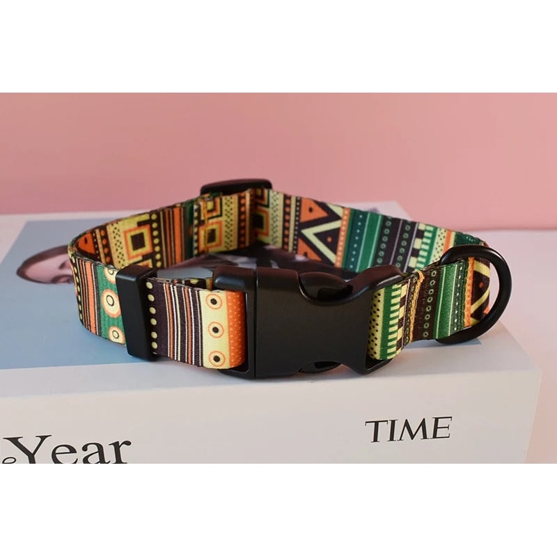 Anywags Pet Collar Multicolor Art Sytlish Strap 1