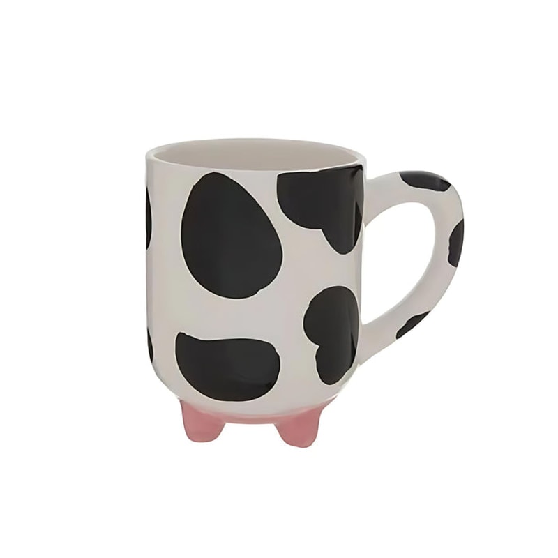 Anygleam Coffee Mug Ceramic With Cow Print Hot Bevarages 0