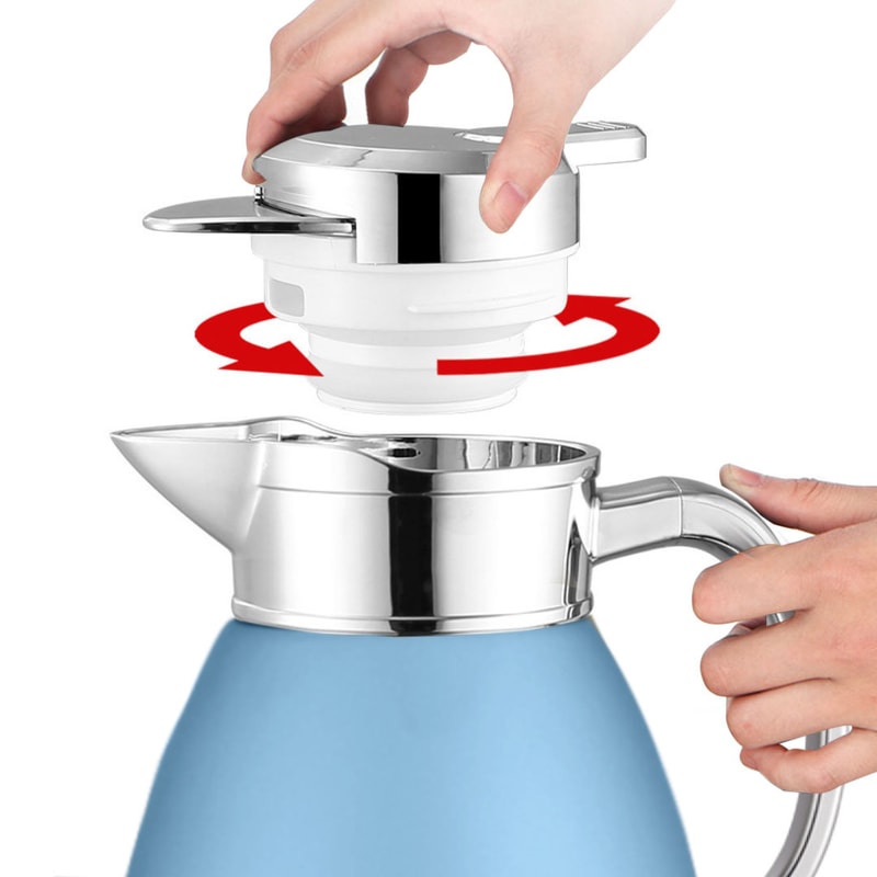 Soga 18L Blue Color 3Layer Vacuum Insulated Stainless Steel Flask 6