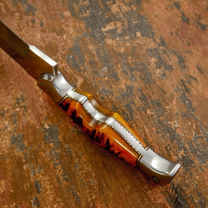 Custom Handmade Beautiful D2 Steel Hunting Kitchen Knife gift For Himher 2