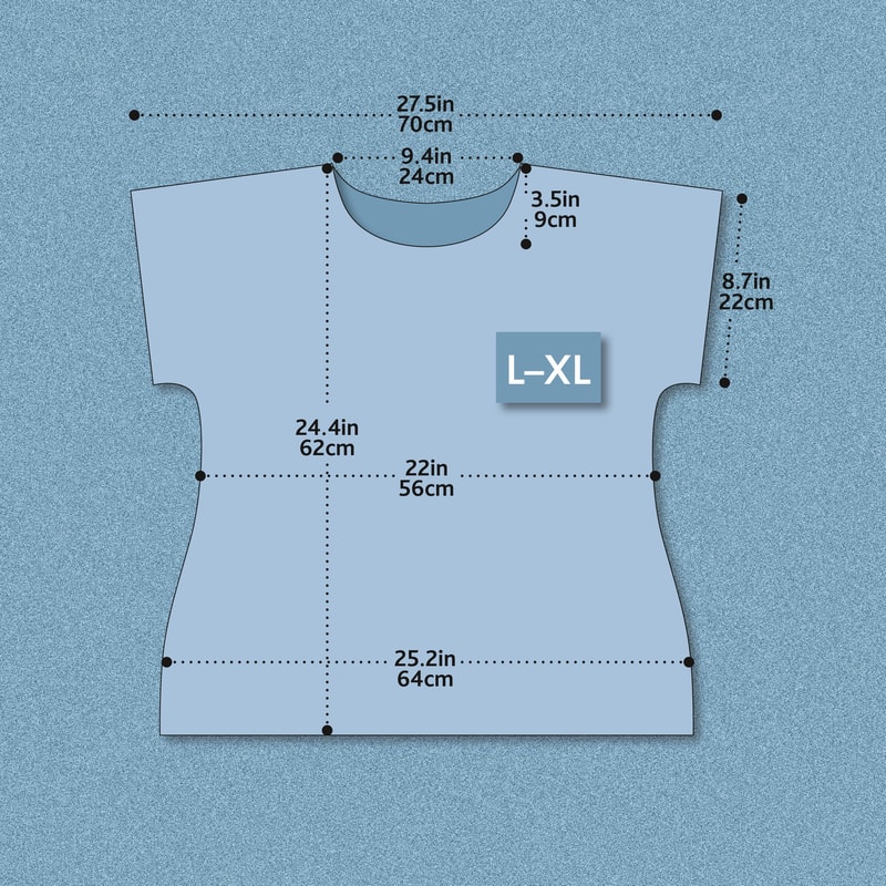 Linen Blouse Sky Blue Sustainable Linen Top Geometric Design Oversize Linen Top Hand Block Print Na 6