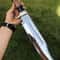 High Polish 18 Inch Crocodile Dundee Hunting Bowie Knife Custom Handmade D2 Steel 1